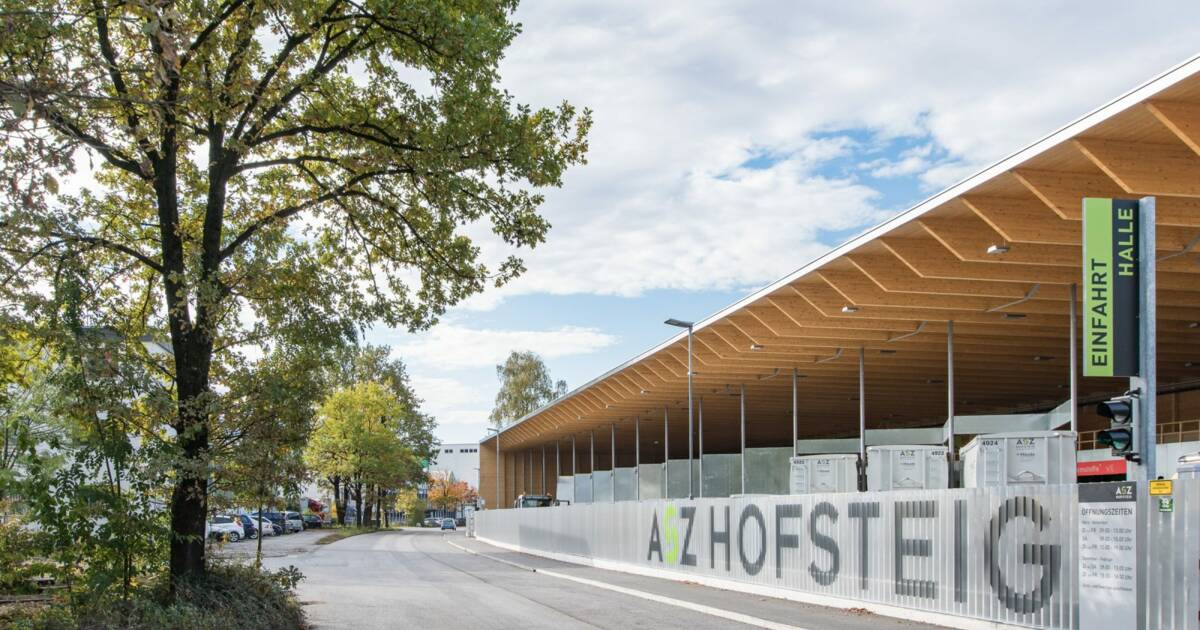 Abfallwirtschaftszentrum Hofsteig Lauterach - Flugdach