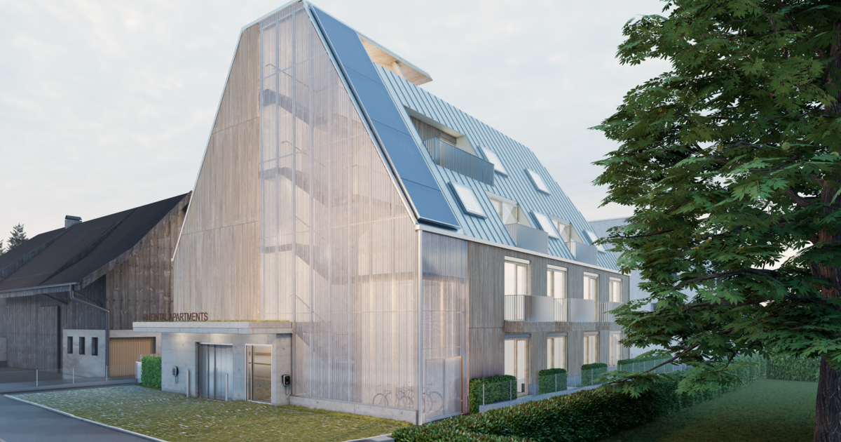 Rendering Rheintalapartments © (c) i+R Industrie- und Gewerbebau