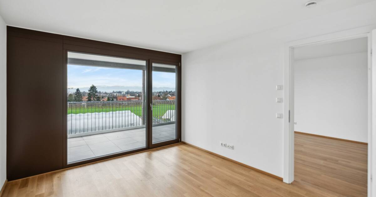 Schlafzimmer mit Aussicht