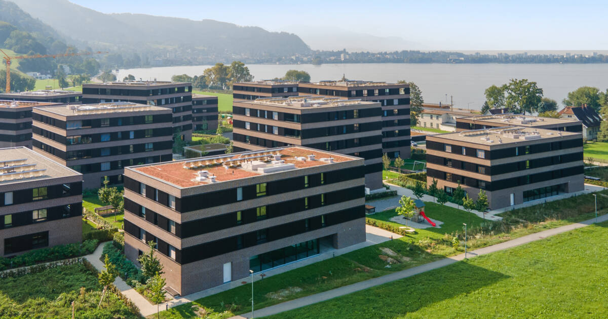 Wohnanlage Seedomizil Lochau Referenzbilder Luftaufnahmen 2020