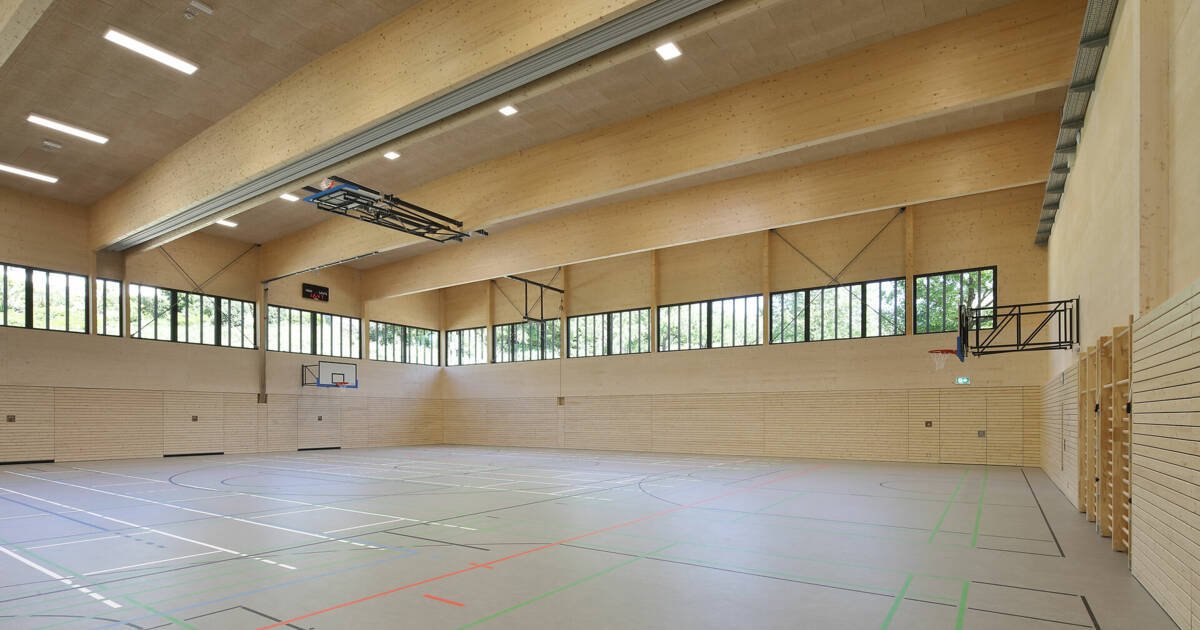 Sporthalle Tettnang Manzenberg Referenzfotografie 2026