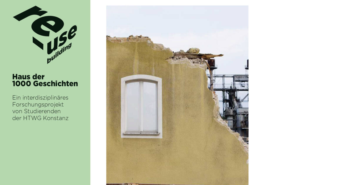 re:use - Ein nachhaltiges Zukunftprojekt von Studierenden der HTWG Konstanz re:use - Ein nachhaltiges Zukunftprojekt von Studierenden der HTWG Konstanz
