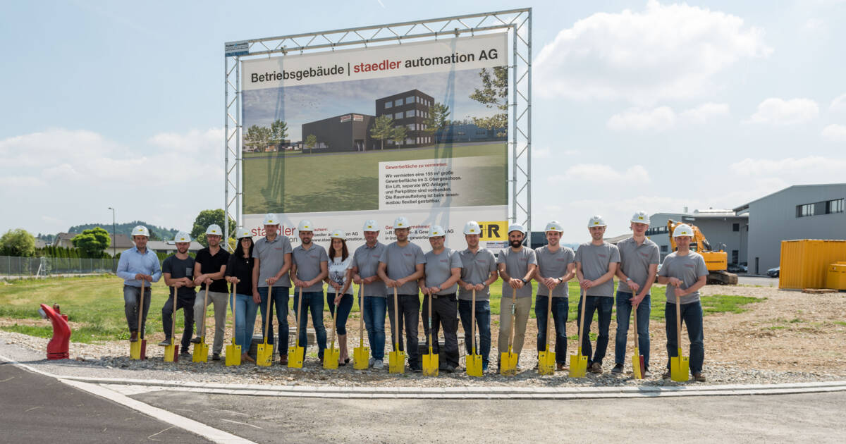 Staedler Automation: Spatenstich für neues Betriebsgebäude © ©Staedler Staedler Automation: Spatenstich für neues Betriebsgebäude © ©Staedler