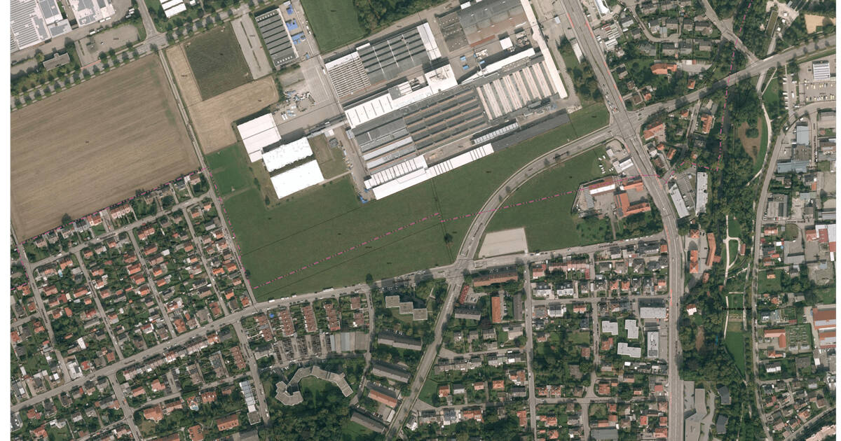 Grenzhofareal Memmingen_Luftbild © Stadt Memmingen