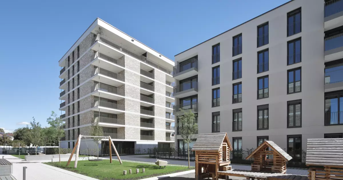 Vierlinden-Quartier Innenhof Spielgeräte © Norman Radon