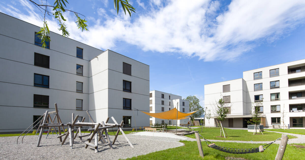 i+R Wohnbau WA Waldmüllerpark Dornbirn Referenzfotografie 2023