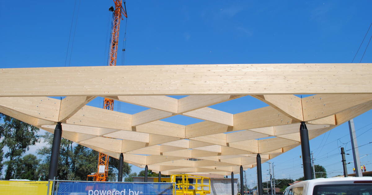 i+R Holzbau Bahnhof Lustenau Referenz 2017