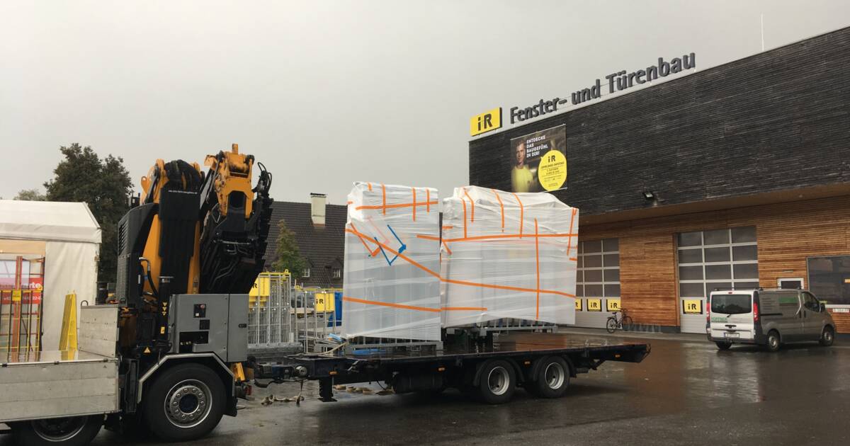 Auslieferung Sicherheitsfenster i+R Fensterbau Auslieferung Sicherheitsfenster i+R Fensterbau