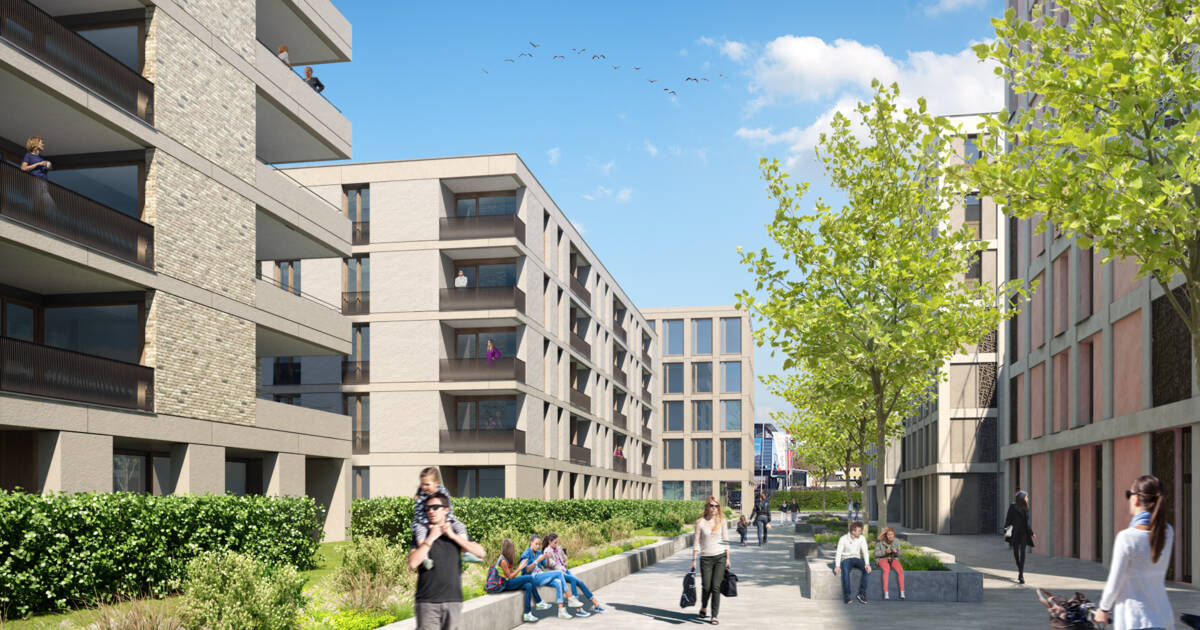 Vierlinden-Quartier Visualisierung Vierlinden-Quartier Visualisierung