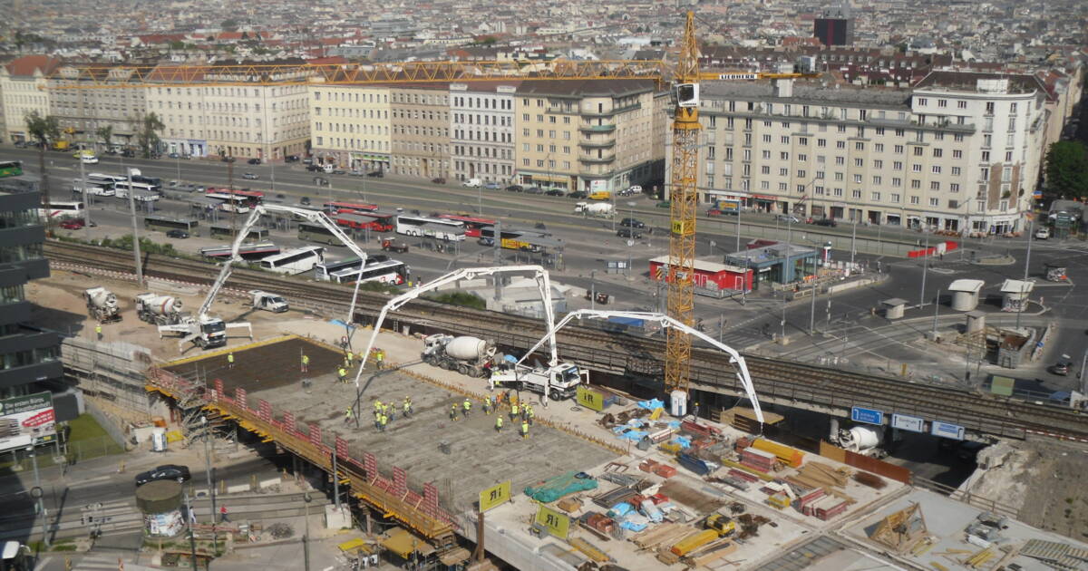 Wien Hauptbahnhof I Brücke Laxenburgerstraße I Wien (A)