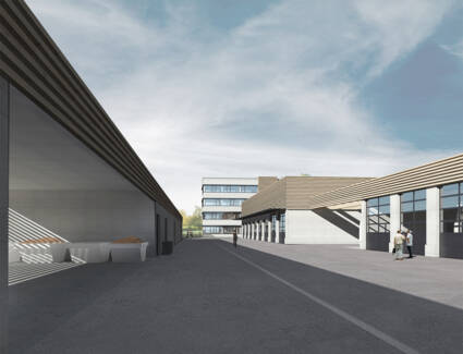 Nething Generalplaner GmbH aus Neu-Ulm entwarf die neuen Betriebsgebäude für die Garten- und Tiefbaubetriebe Lindau.  © ©GTL