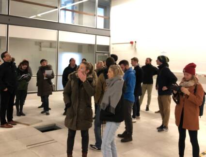Besichtigung der Hallen Besichtigung der Hallen