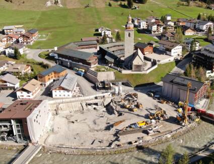 Ortszentrum Lech - Baugrube_1 Ortszentrum Lech - Baugrube_1