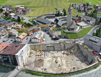 Ortszentrum Lech - Baugrube_2 Ortszentrum Lech - Baugrube_2