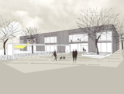 Visualisierung des neuen Kindergartens in Markdorf © Copyright: D’Aloisio Architekten Visualisierung des neuen Kindergartens in Markdorf © Copyright: D’Aloisio Architekten