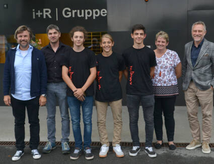 Start neue Lehrlinge i+R Gruppe 2019 Start neue Lehrlinge i+R Gruppe 2019