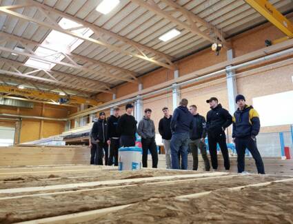 Besichtigung der i+R Zimmerei in Lauterach Besichtigung der i+R Zimmerei in Lauterach
