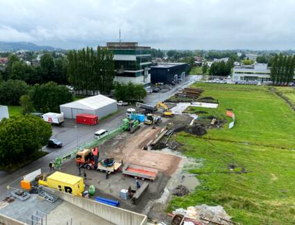 Spatenstich Millenniumspark Lustenau