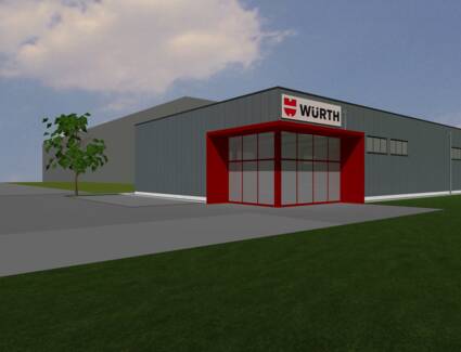 Würth, Lindau - Visualisierung Würth, Lindau - Visualisierung
