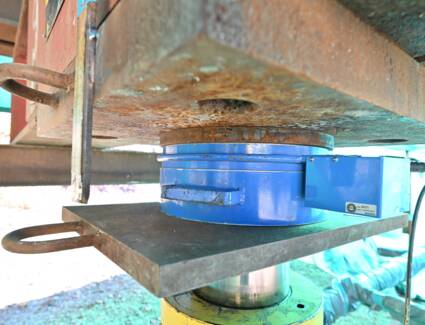 statische Bohrpfahlbelastung © Felix Kästle statische Bohrpfahlbelastung © Felix Kästle