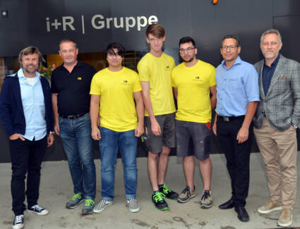 Start neue Lehrlinge i+R Gruppe 2019 Start neue Lehrlinge i+R Gruppe 2019