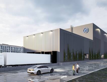 Visualisierung ZF Friedrichshafen Logistikzentrum (1) Visualisierung ZF Friedrichshafen Logistikzentrum (1)