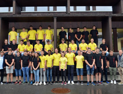 Start neue Lehrlinge i+R Gruppe 2019 Start neue Lehrlinge i+R Gruppe 2019