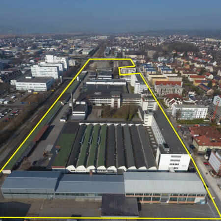 Auf dem ehemaligen Industrieareal zwischen Bücklestraße, Oberlohnstraße und Bahnlinie realisiert i+R in den nächsten Jahren ein Quartier für Wohnen, Leben und Arbeiten in Konstanz.