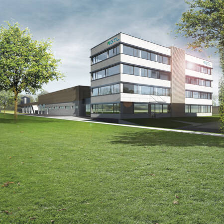 Auf einer Gesamtfläche von rund 13.100 Quadratmeter errichtet i+R neben dem Verwaltungsgebäude auch Werkstätten, Lager- und Fahrzeughallen sowie Grün- und Verkehrsflächen für die Garten- und Tiefbaubetriebe Lindau (GTL). © ©GTL