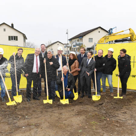 Grundsteinlegung Wachsbleichestrasse Rorschach I i+R Wohnbau AG