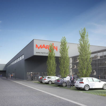 i+R errichtet für den Spezialisten für Baggeranbaugeräte Martin eine neue Produktionsstätte in Ludesch. © ©engel & haehnel