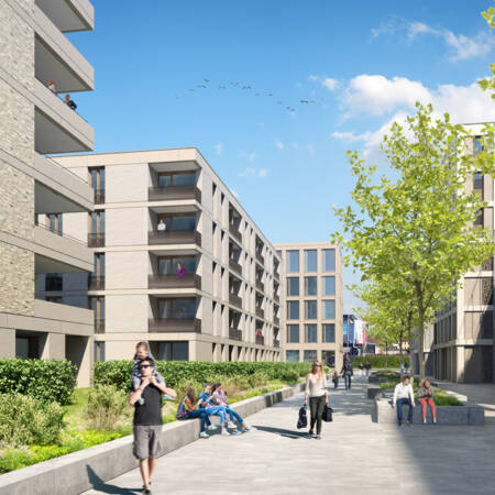 Vierlinden-Quartier Visualisierung
