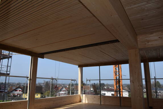 i+R Holzbau_Rathaus Hohenems_Aufrichten_13