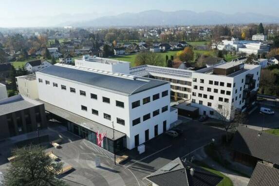 Spannrahmenhalle Außenansicht