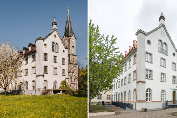 Kloster_Osttrakt_vorhernachher