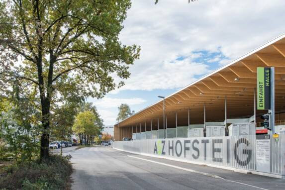 Abfallwirtschaftszentrum Hofsteig Lauterach - Flugdach
