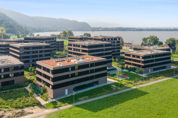 Wohnanlage Seedomizil Lochau Referenzbilder Luftaufnahmen 2020