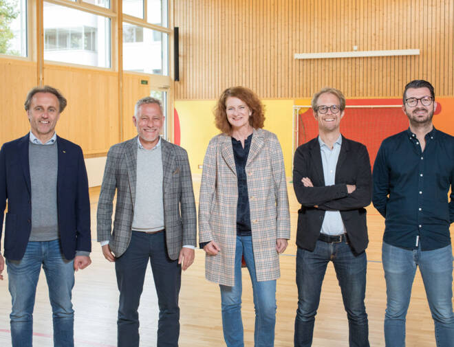 Mehrzwecksaal Vorarlberger Kinderdorf Bregenz © Dietmar Walser