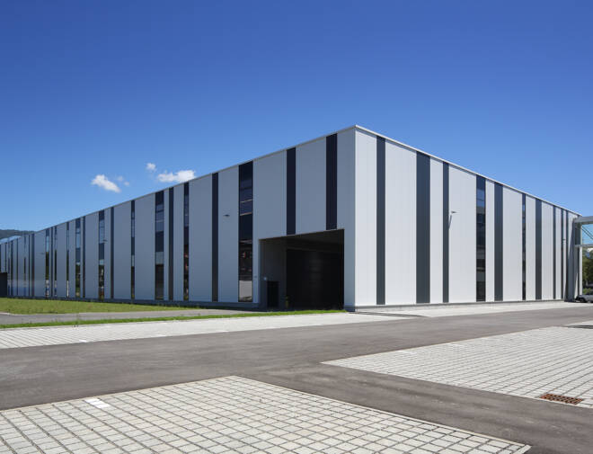 Industriehalle von Engie Refrigeration in Lindau, Deutschland © Norman Radon