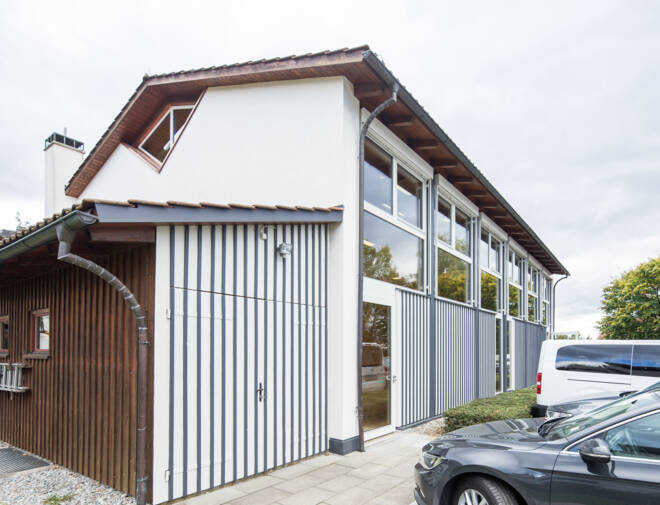 Mehrzweckhalle Vorarlberger Kinderdorf | Bregenz (A) © Dietmar Walser