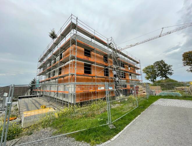 Firstfeier Wohnanlage Am Knie, Dornbirn