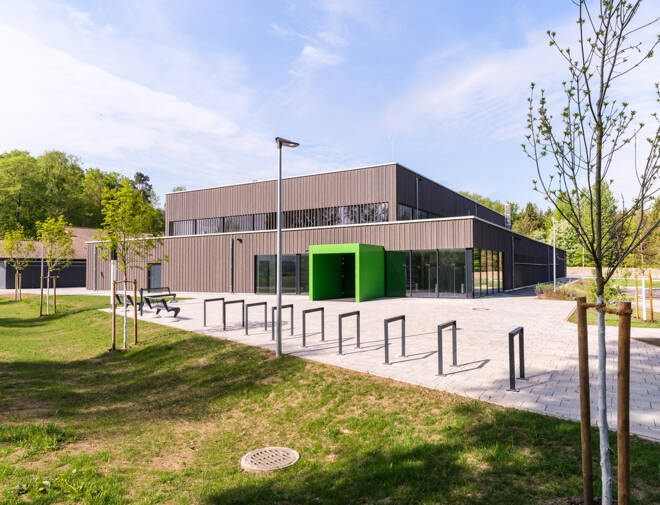 Sporthalle | Moos (D) - Außenansicht  © Guido Kasper